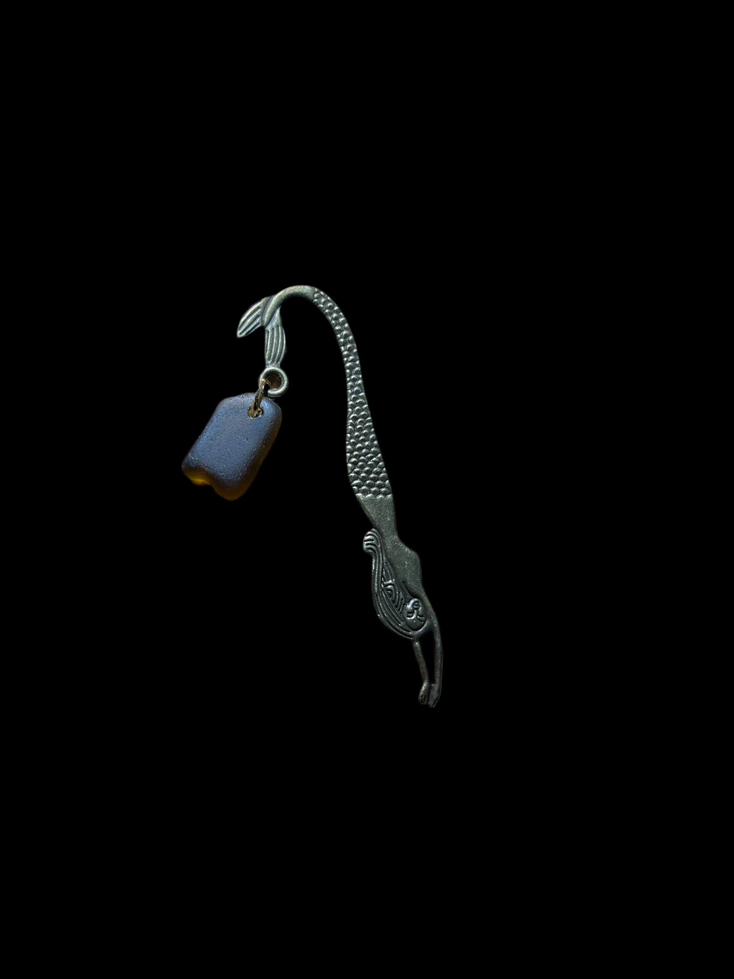 Scottish Seaglass Bronze Bookmark - Mermaid Tails