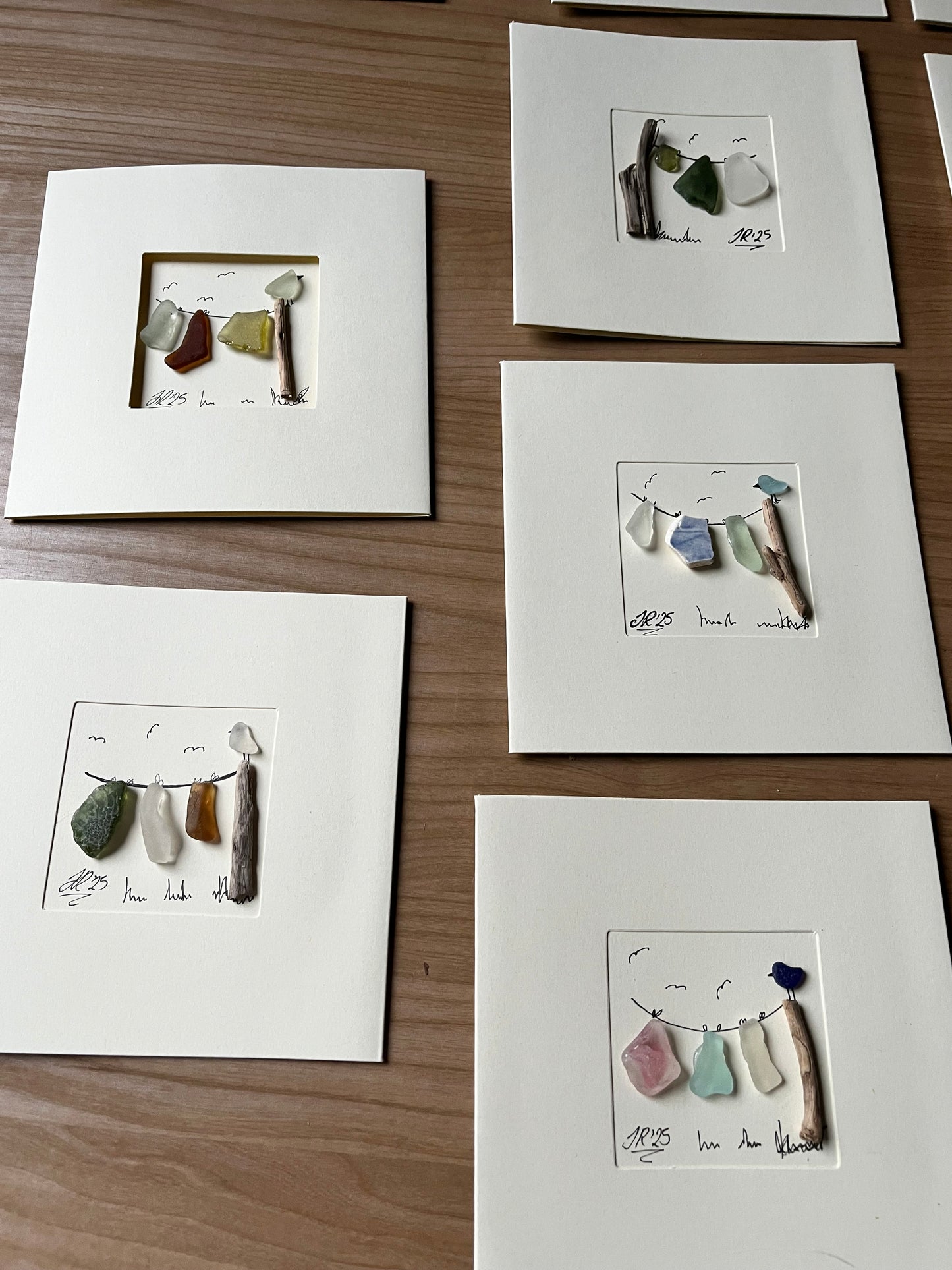 The Washing Line - Blank Card