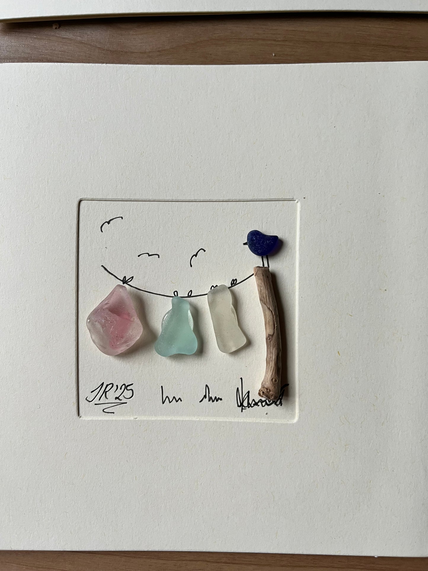 The Washing Line - Blank Card