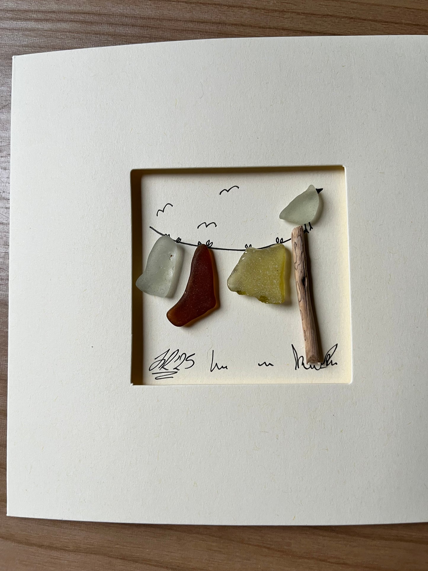 The Washing Line - Blank Card