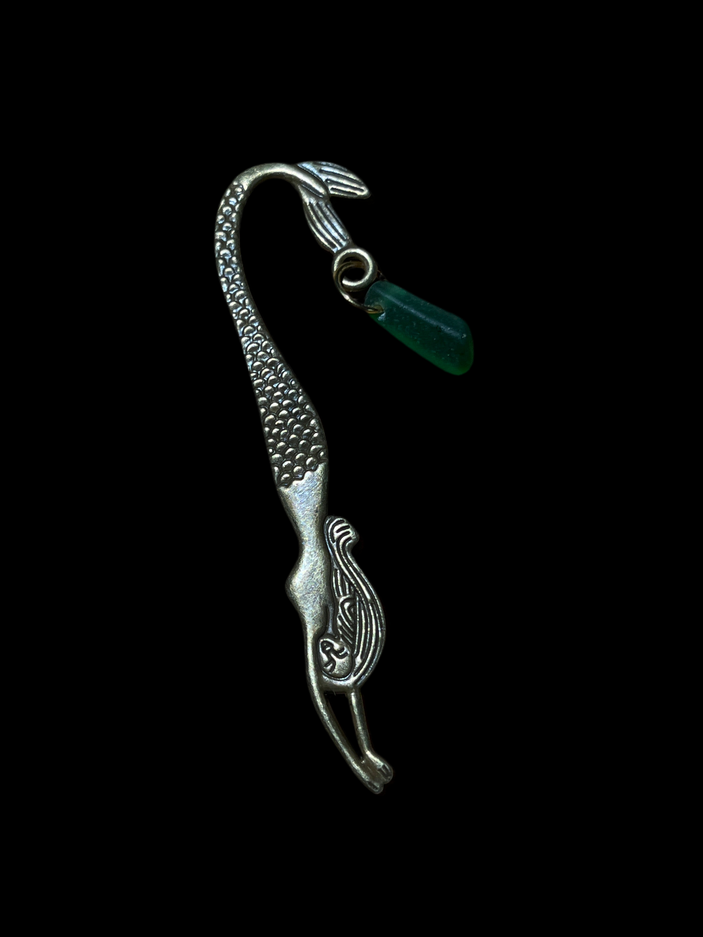 Scottish Seaglass Bronze Bookmark - Mermaid Tails