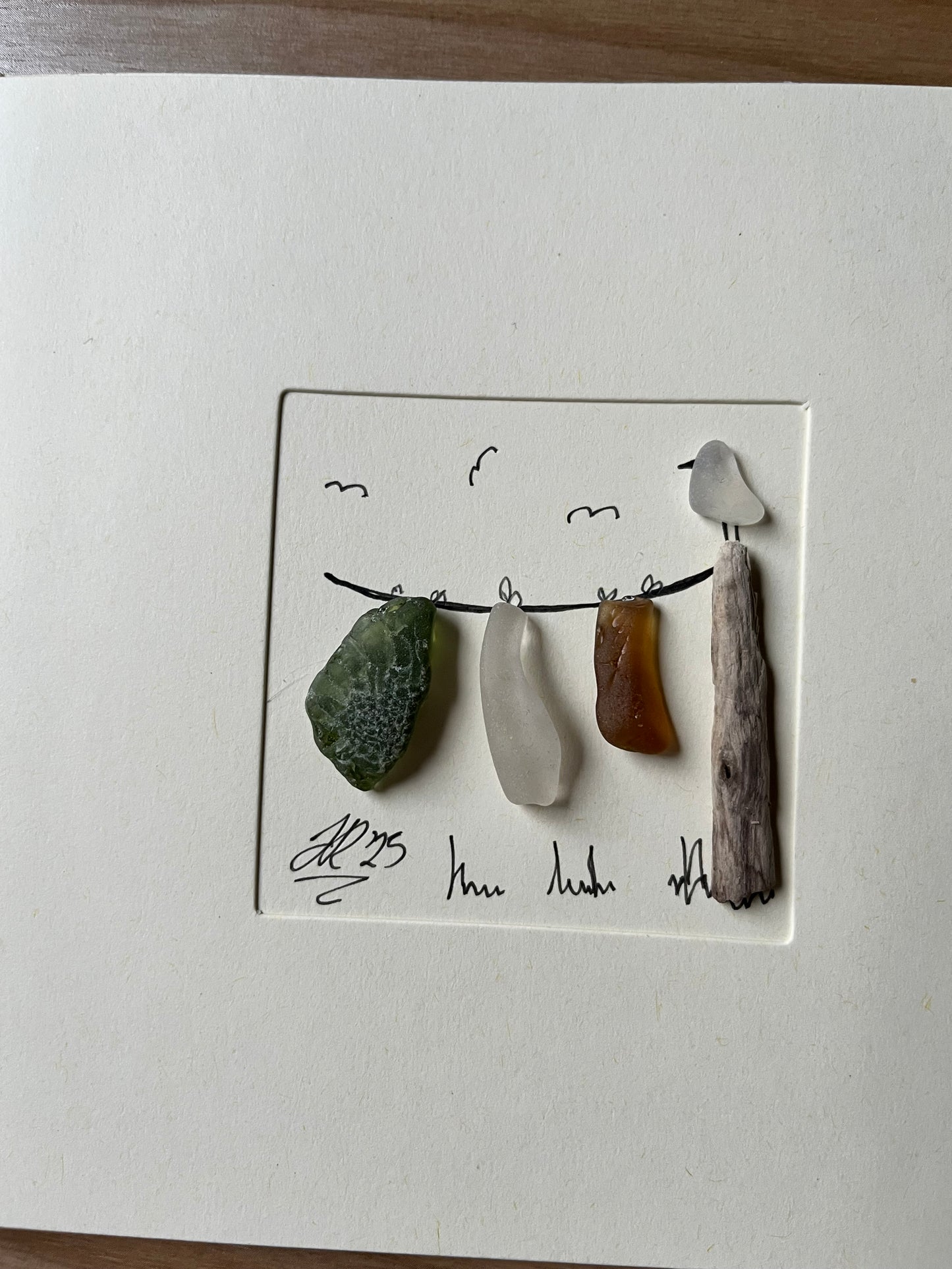 The Washing Line - Blank Card