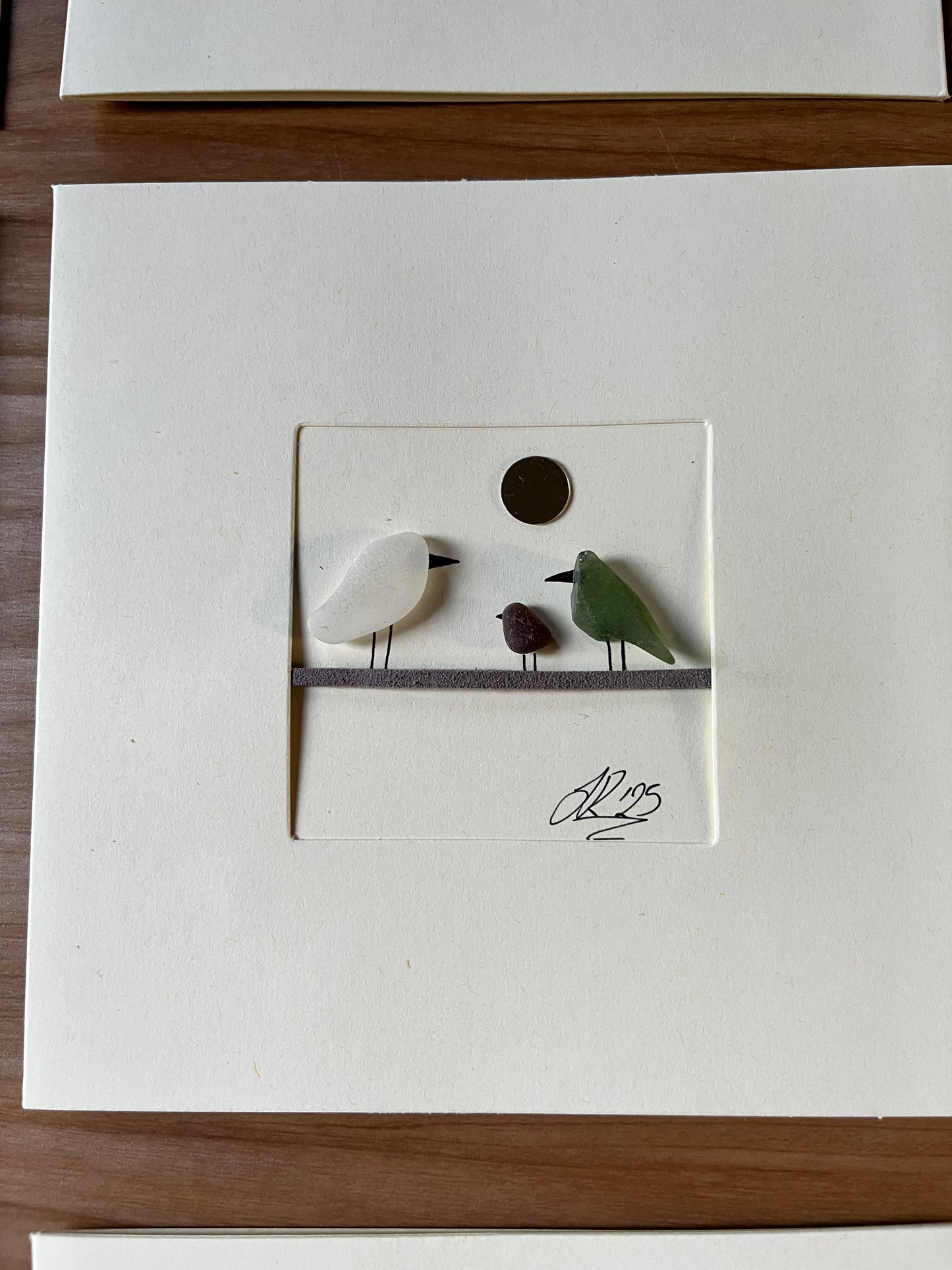 Little Bird Family - Blank Card