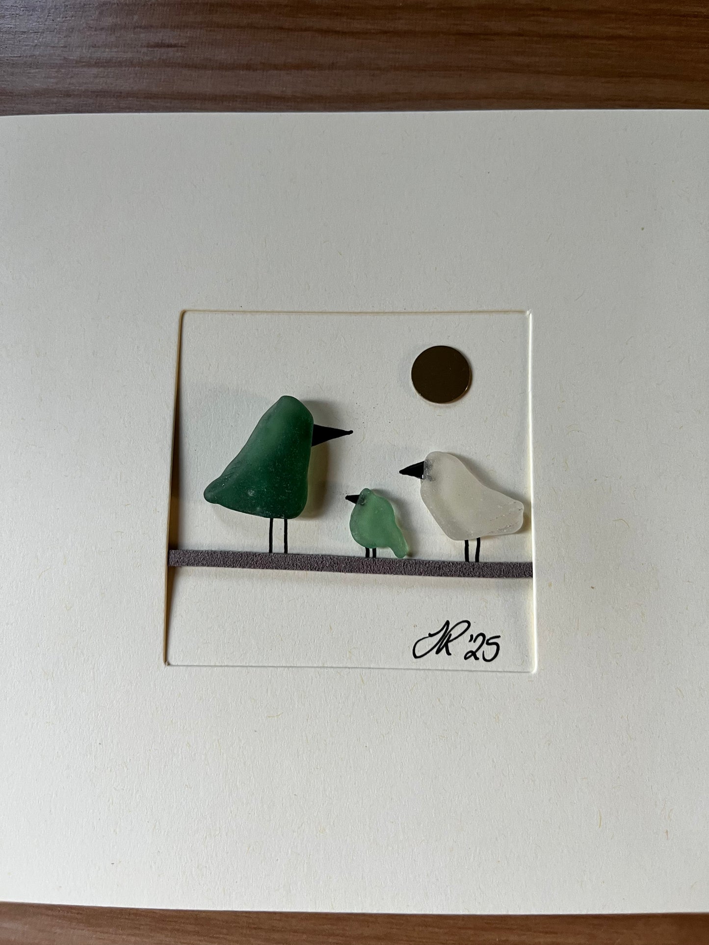 Little Bird Family - Blank Card