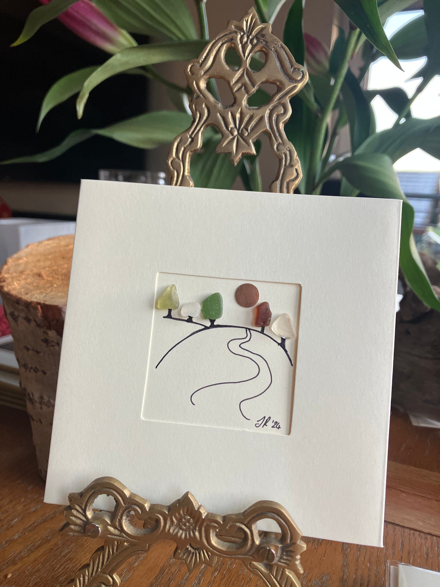 Reflective Trees - Blank Card