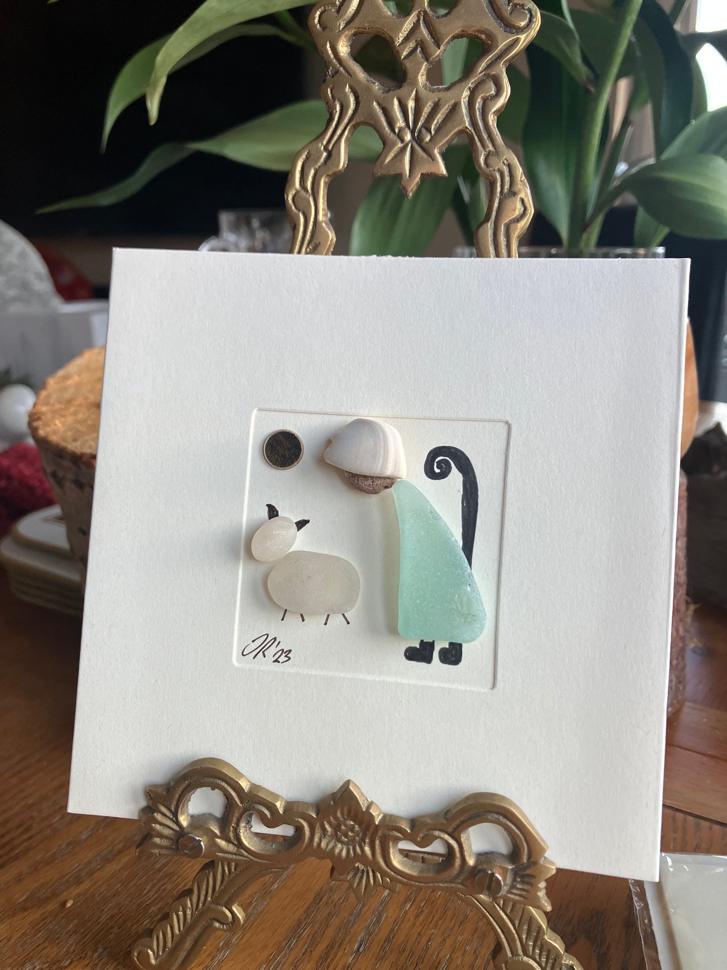 The Shepherdess - Blank Card