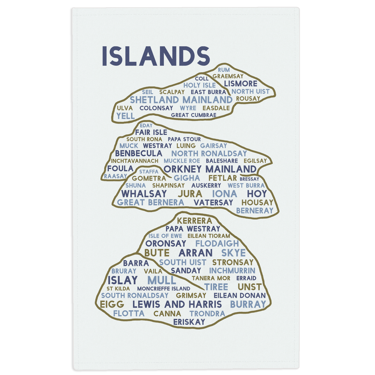 Islands Tea Towel