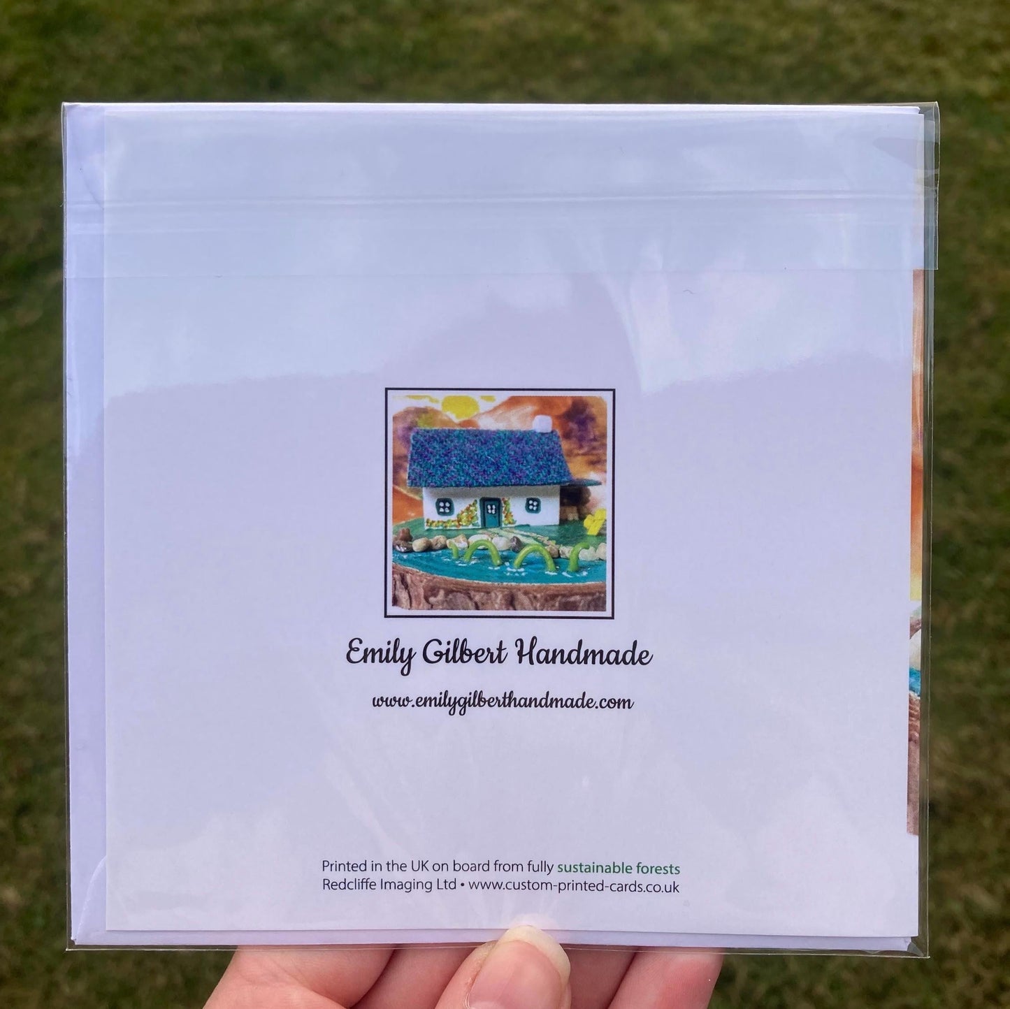 Loch Ness Monster Harris Tweed Scottish Highland Bothy Printed Greetings Card, Blank Inside, Envelope included, Designed in Fife, Scotland