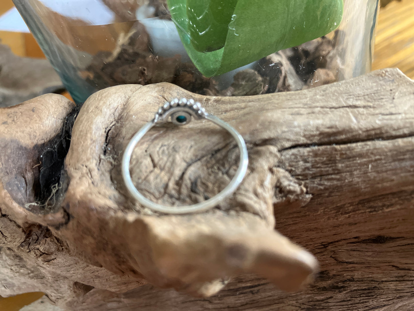 Pre-loved Sterling silver stacker ring size T