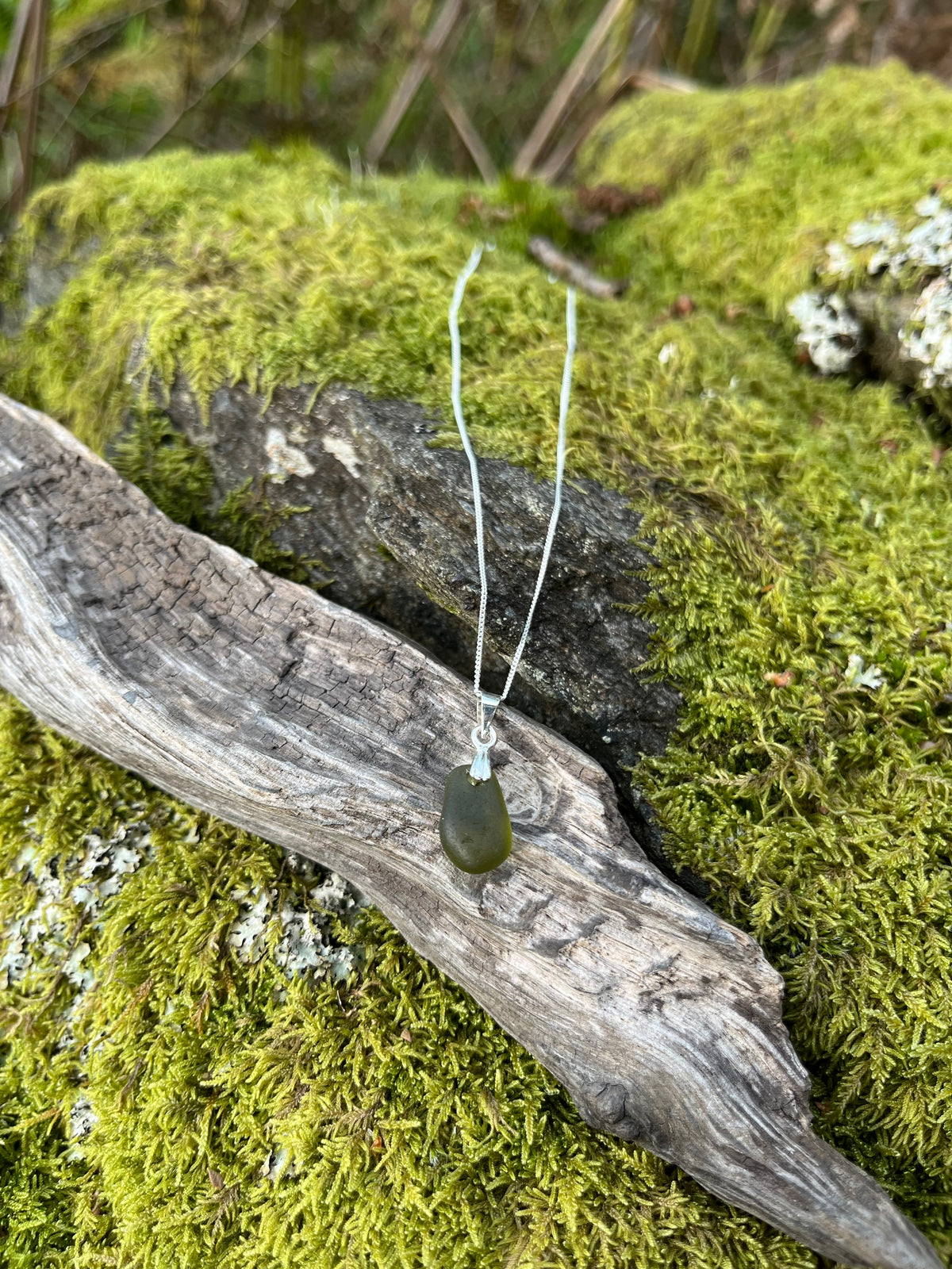 Seaglass Mermaids Tears 925 Necklaces