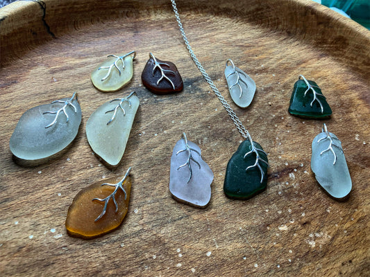 Beautiful Scottish Seaglass Pendants