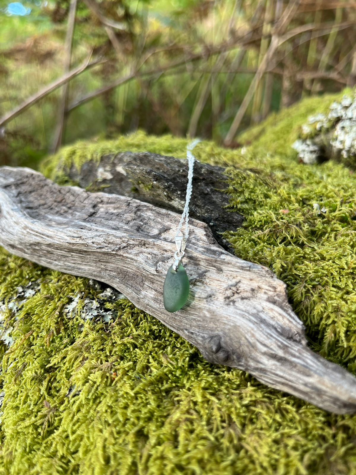 Seaglass Mermaids Tears 925 Necklaces