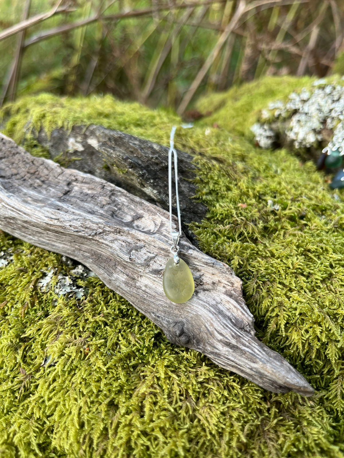 Seaglass Mermaids Tears 925 Necklaces