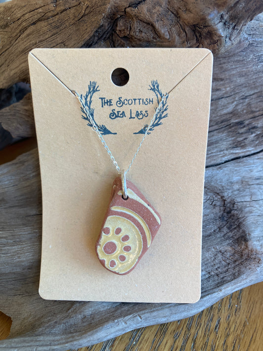 Scottish Sea Pottery pendant