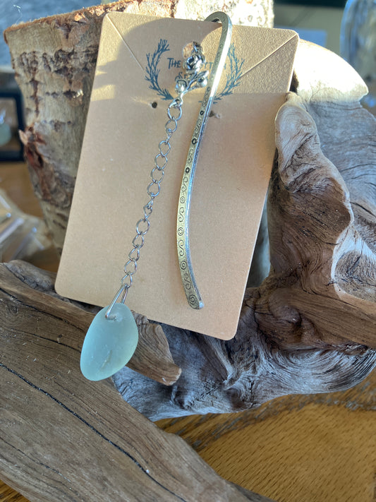 Bookmark Scottish Seaglass Aqua