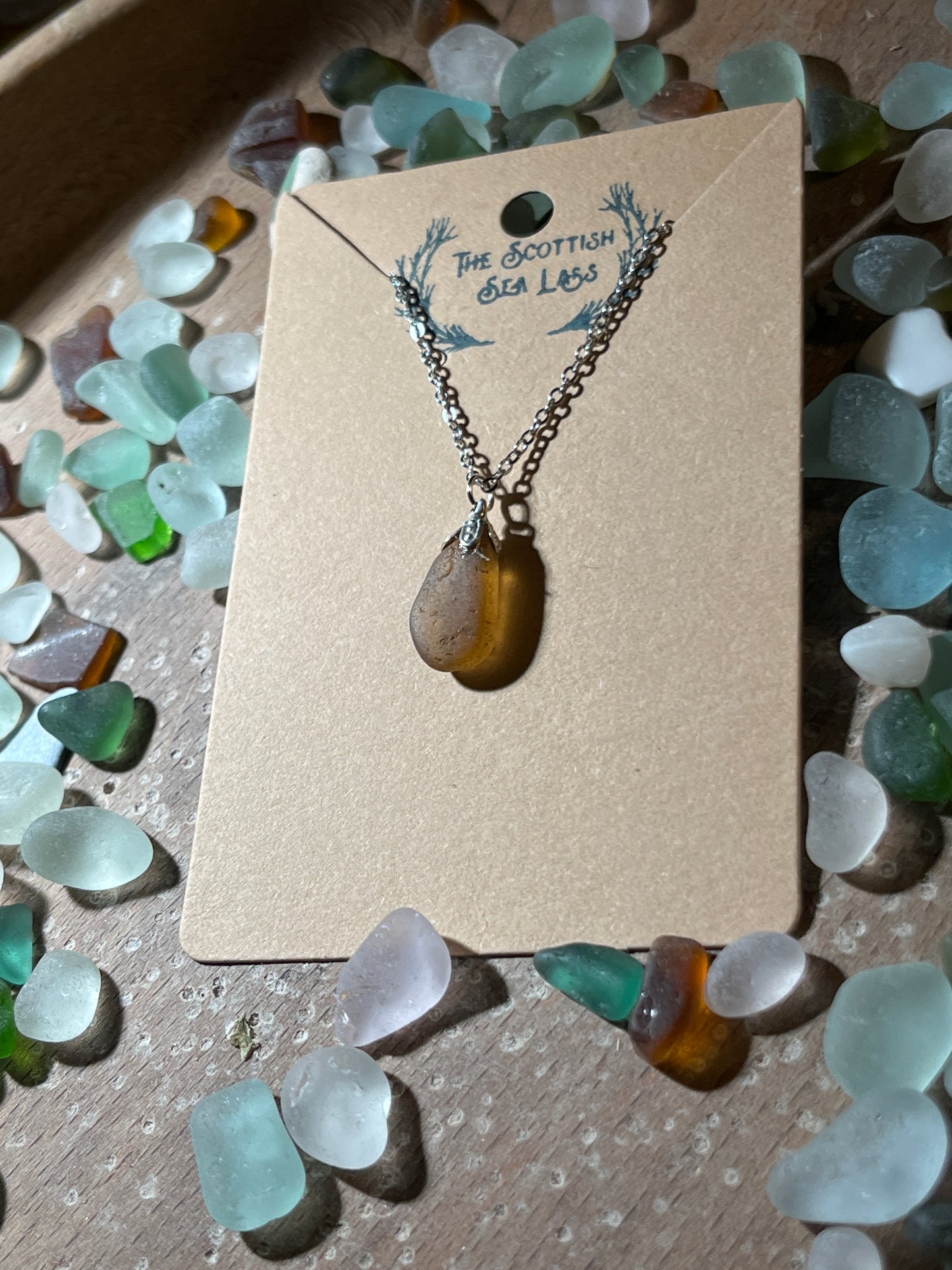 Seaglass Mermaids Tears 925 Necklaces