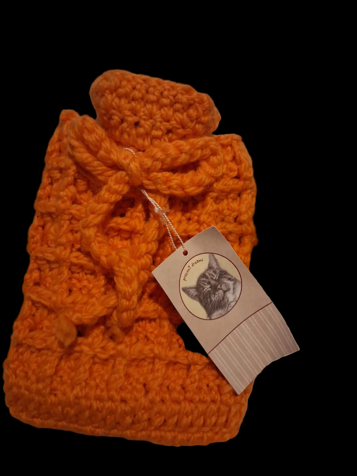 Hand knitted hot water bottles