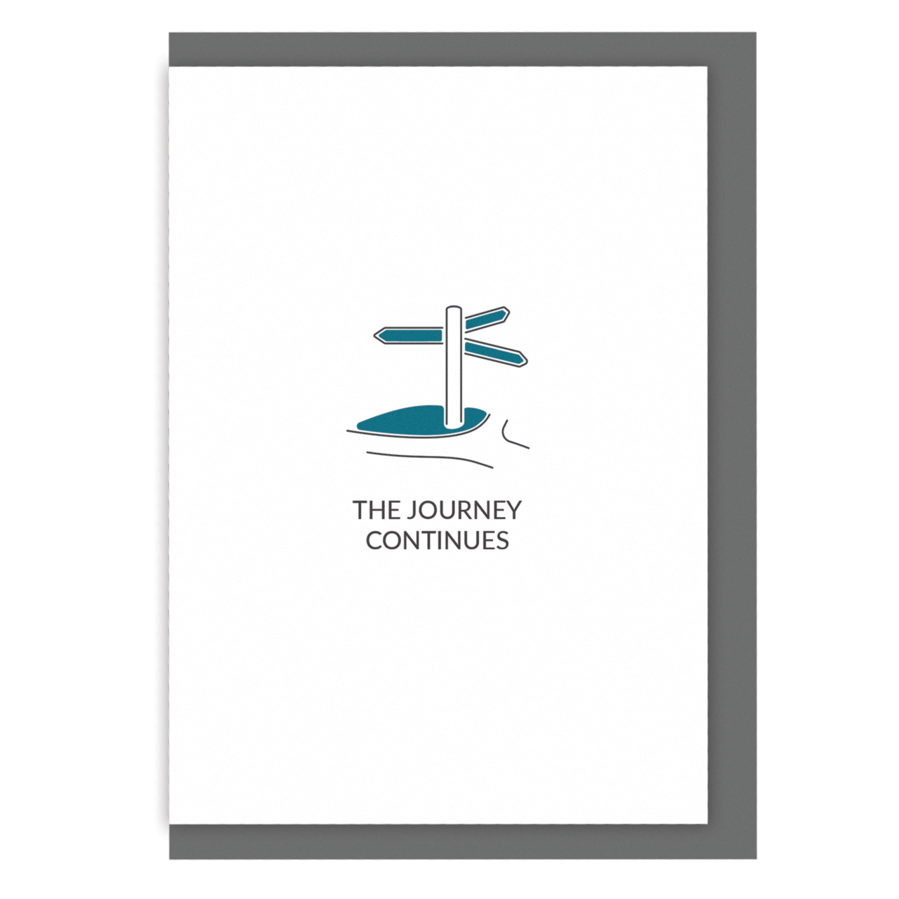 Hiking Greetings Card - The Journey Continues