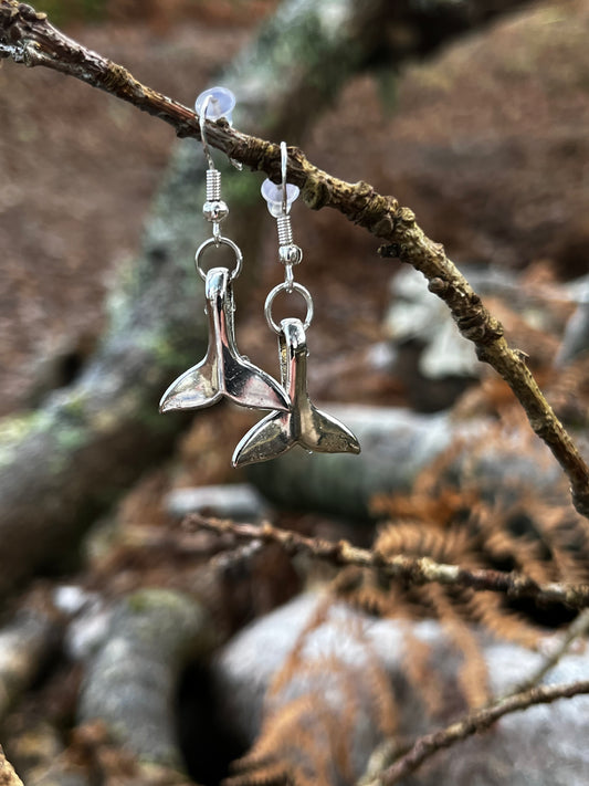Whale Tail Earrings