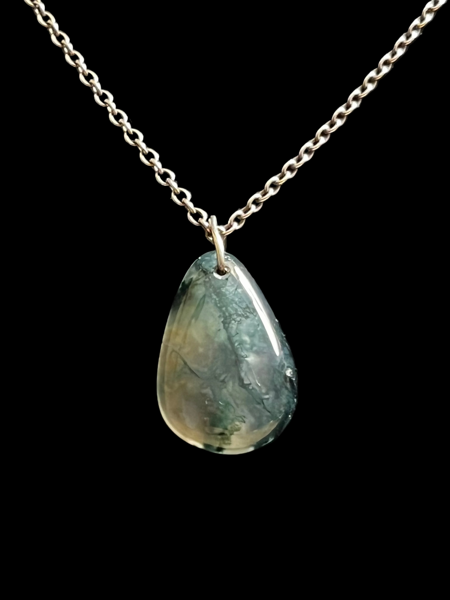 Scottish Moss Agate Pendant