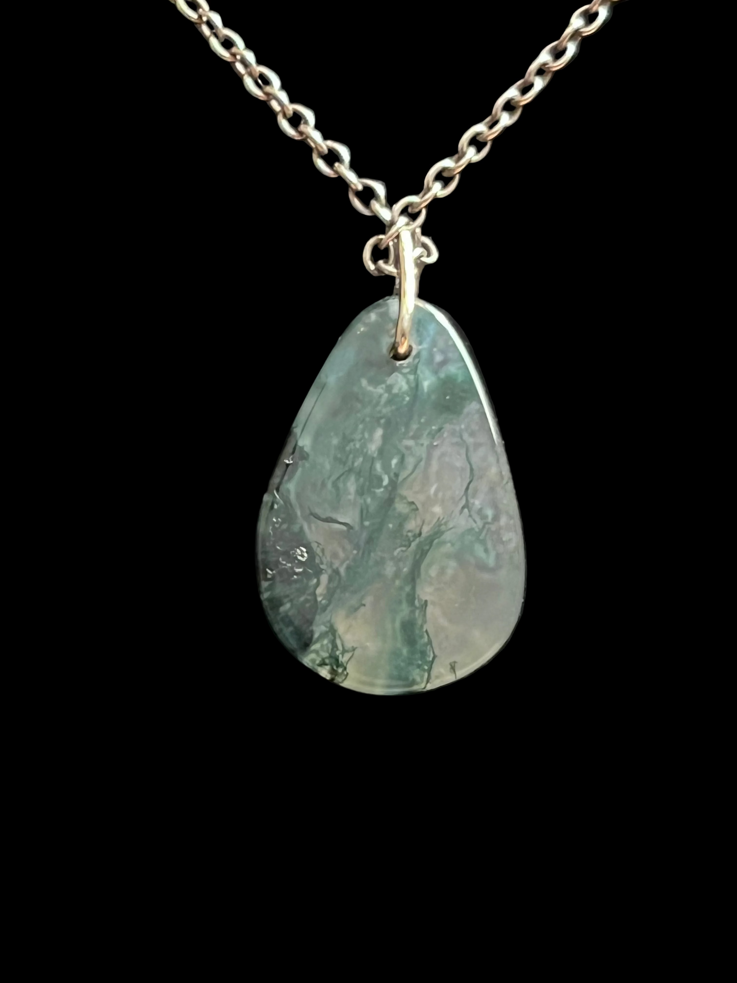 Scottish Moss Agate Pendant