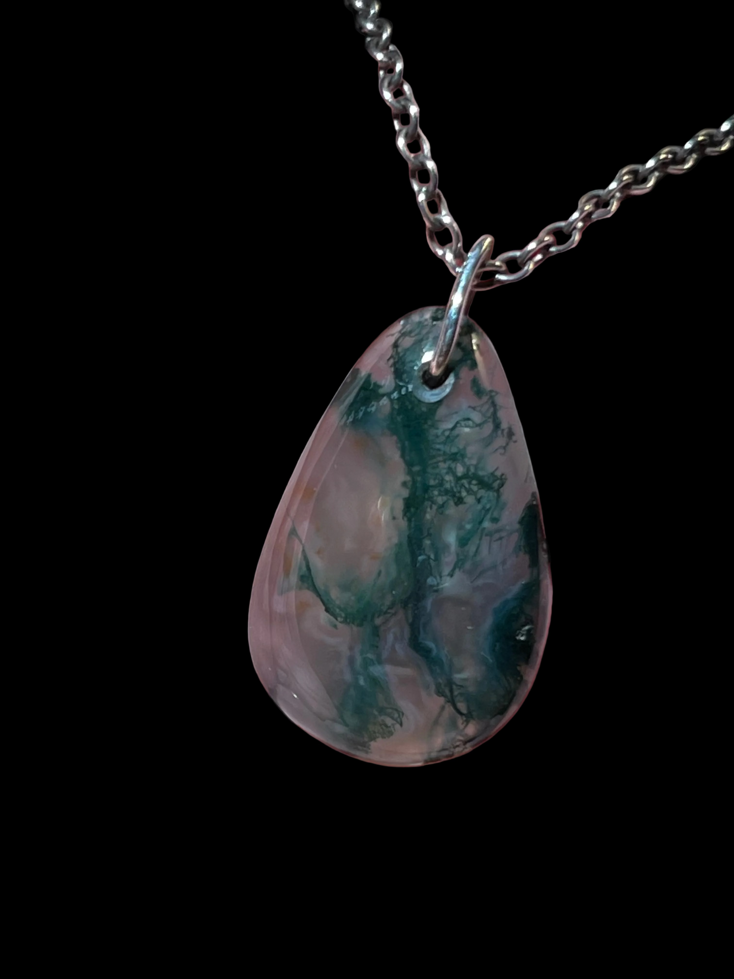 Scottish Moss Agate Pendant