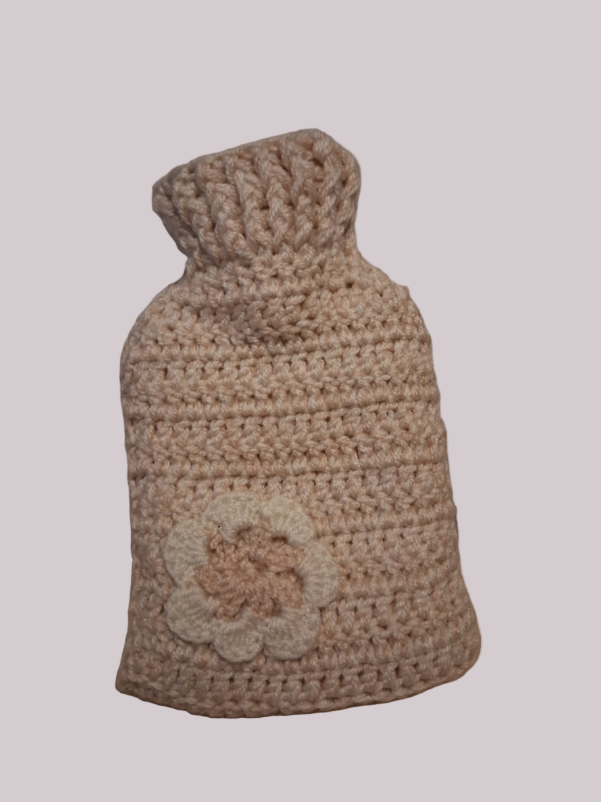 Hand knitted hot water bottles