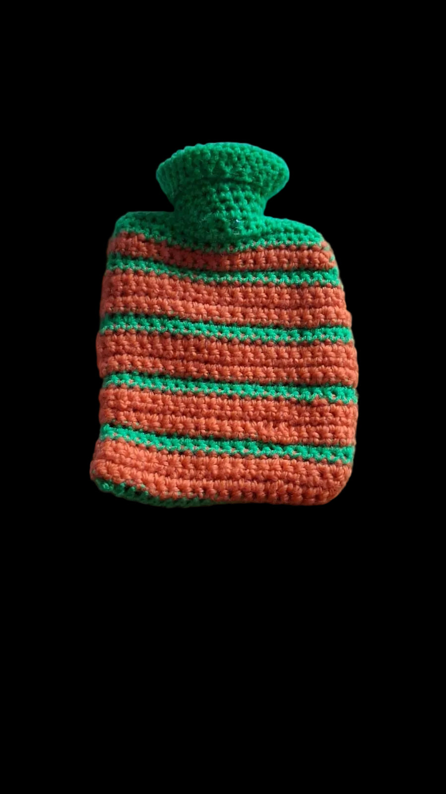 Hand knitted hot water bottles