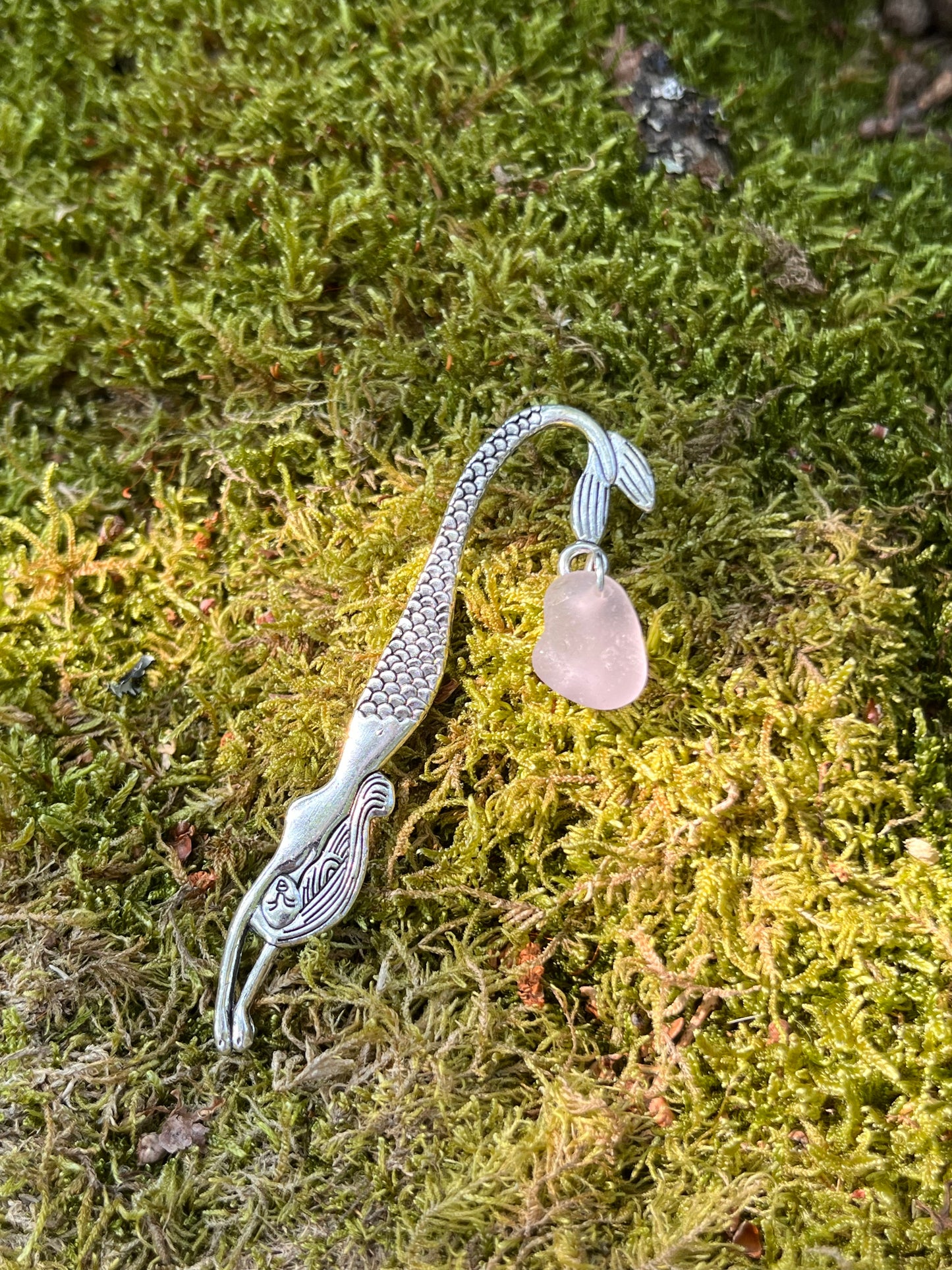 Scottish Seaglass Bookmark - Mermaid Tails