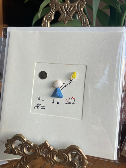 Windy Day - Blank Card