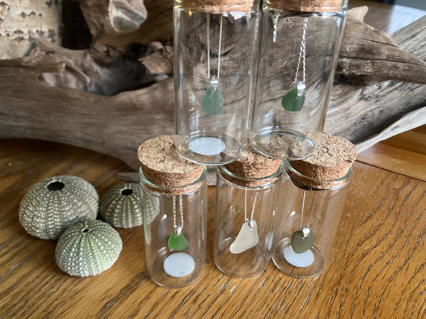 Seaglass Mermaids Tears 925 Necklaces