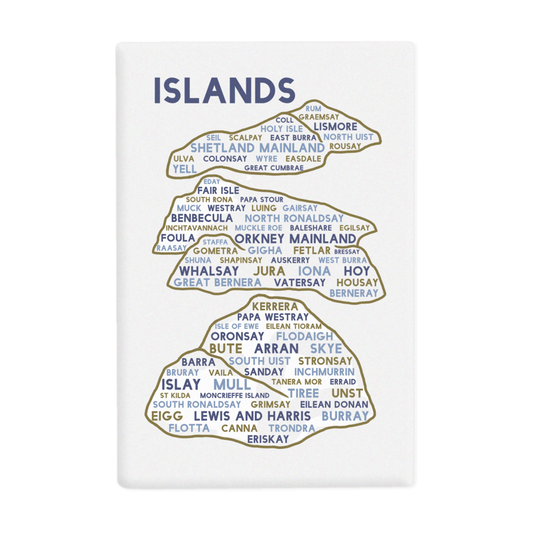 Islands Fridge Magnet
