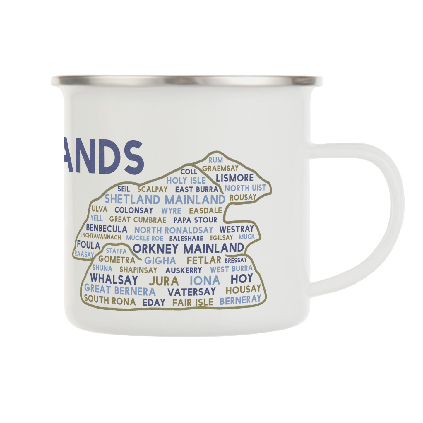 Islands Enamel Mug