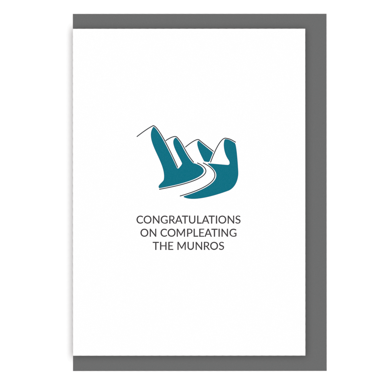 Munro Bagging Card - Congratulations on Compleating the Munros