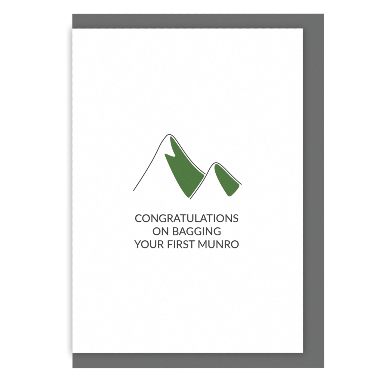 Munro Bagging Card - Congratulations on Bagging Your First Munro
