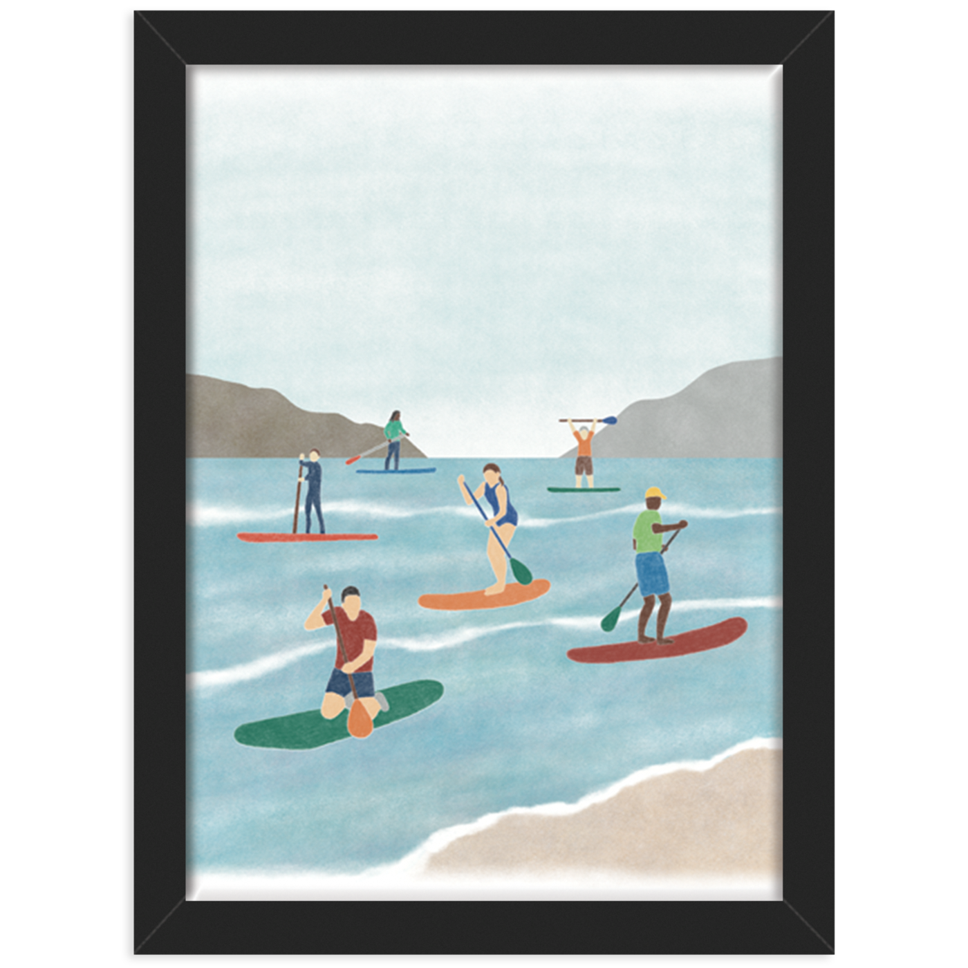 Paddleboarding Print